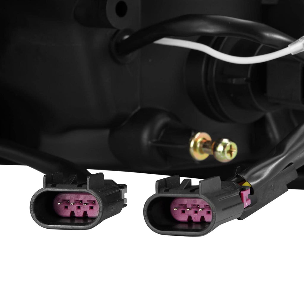 09-18 RAM 1500 PRO-Series Proj Headlights Alpha-Black w/Sequential Signal & Top/Middle DRL (880563)