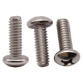 50pcs #10-24 x 1/2" Phillips Pan Head Machine Screws, 304 Stainless Steel