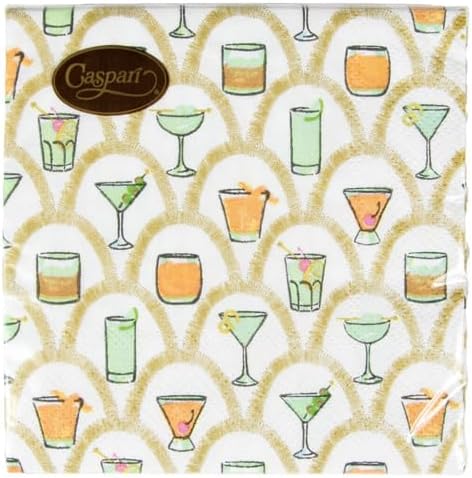 Deco Cocktails Cocktail Napkins - 20 Per Package