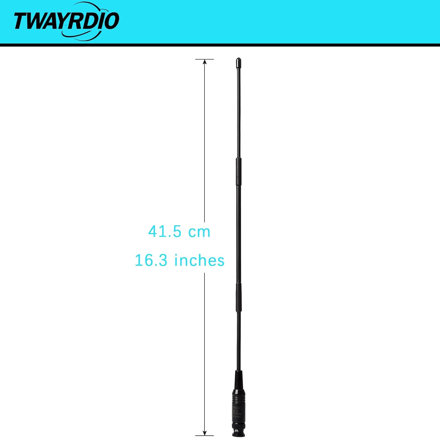 27MHz CB Radio Antenna Whip Handheld BNC Antenna Portable Replacement Compatible with Midland 75-822 75-785 MHS75
