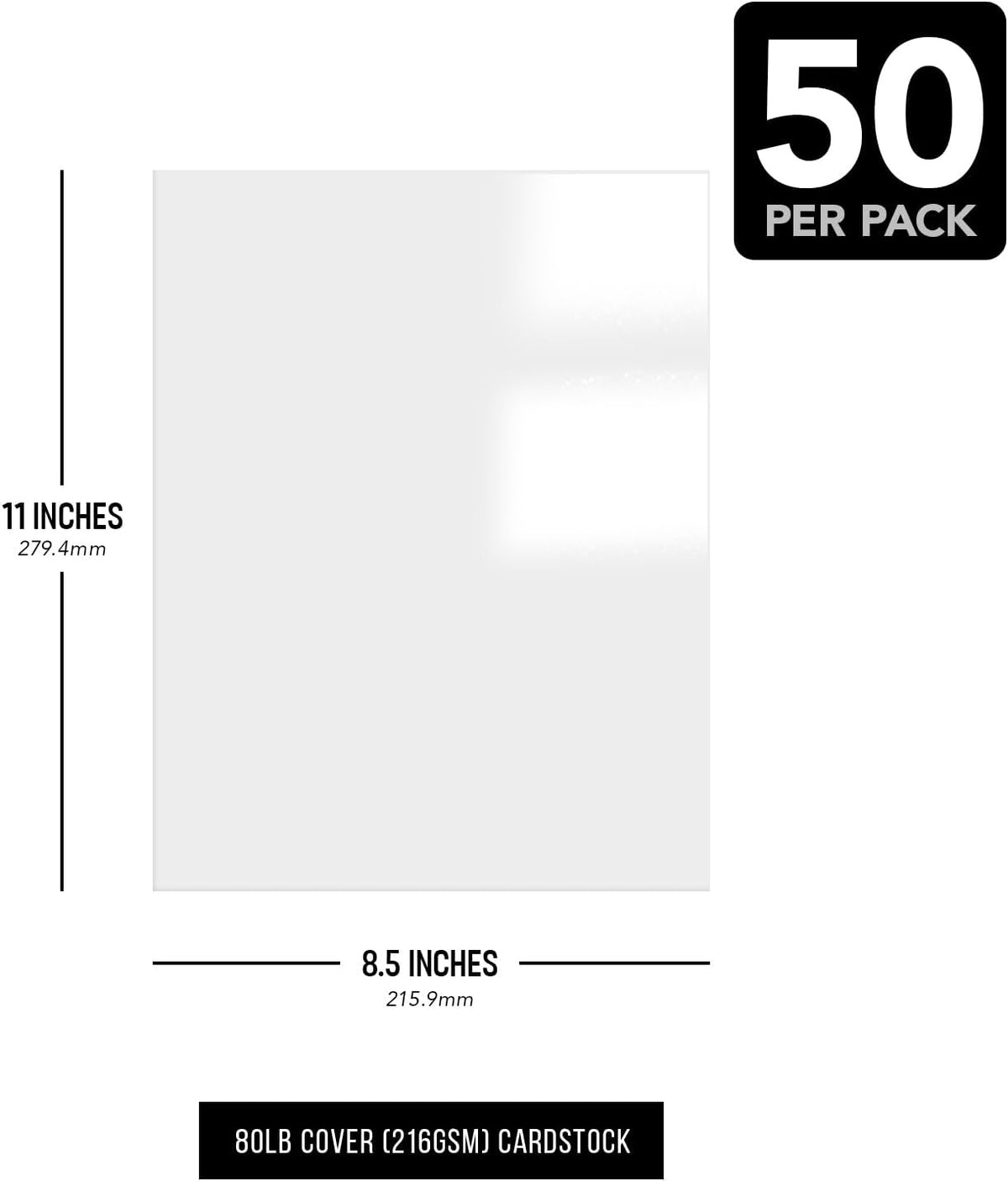 Double-Sided Heavyweight Gloss Digital C2S Cardstock – Perfect for Color Laser Printing, Flyers, Brochures, Photos |