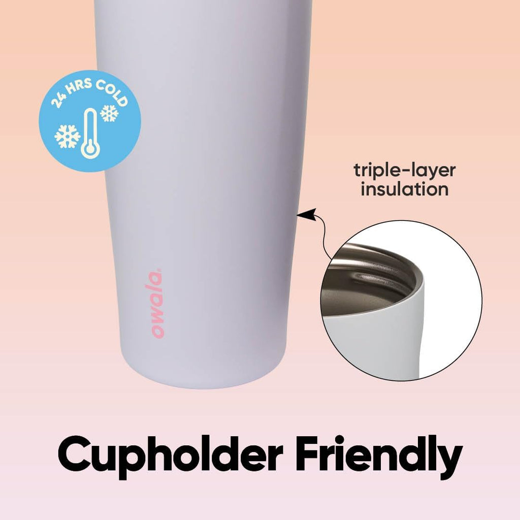 FreeSip Sway Stainless Steel Water Bottle 30 oz Beach House