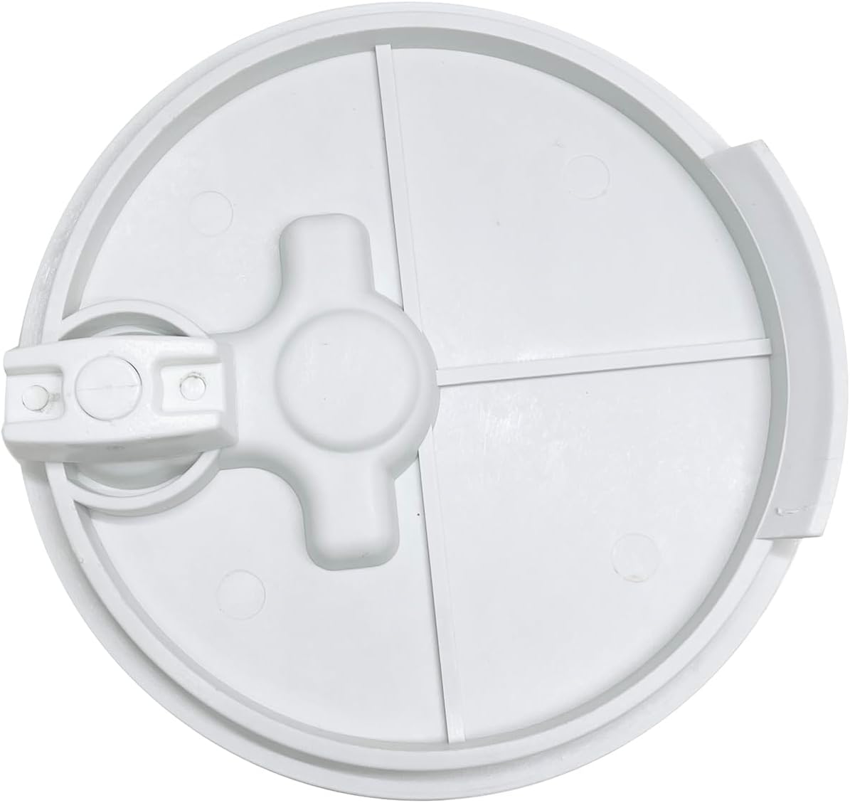 6" Boat Hatch T-Handle Cover Non-Slip Inspection Deck Plate