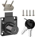 Cabinet Drawer Lock Furniture Locker Lock【Keyed Alike】 All Keys for This Product are Universal. (Hole Diameter