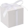 60pcs Wedding Favor Boxes, 3x3x3 In Small Gift Box with Ribbons