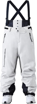 Men Ski Pants Women Baggy Snow Bibs Waterproof Windproof Insulated Warm Winter Snow Pants Overall