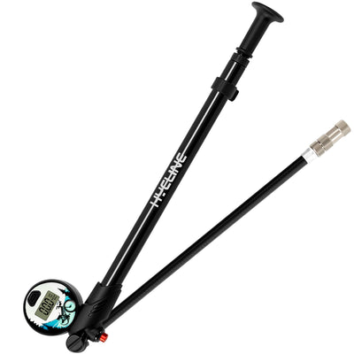 Digital Shock Pump for Mountain Bike, High Pressure 300 Psi for Front Fork and Rear Bicycle Suspension Air Pump with