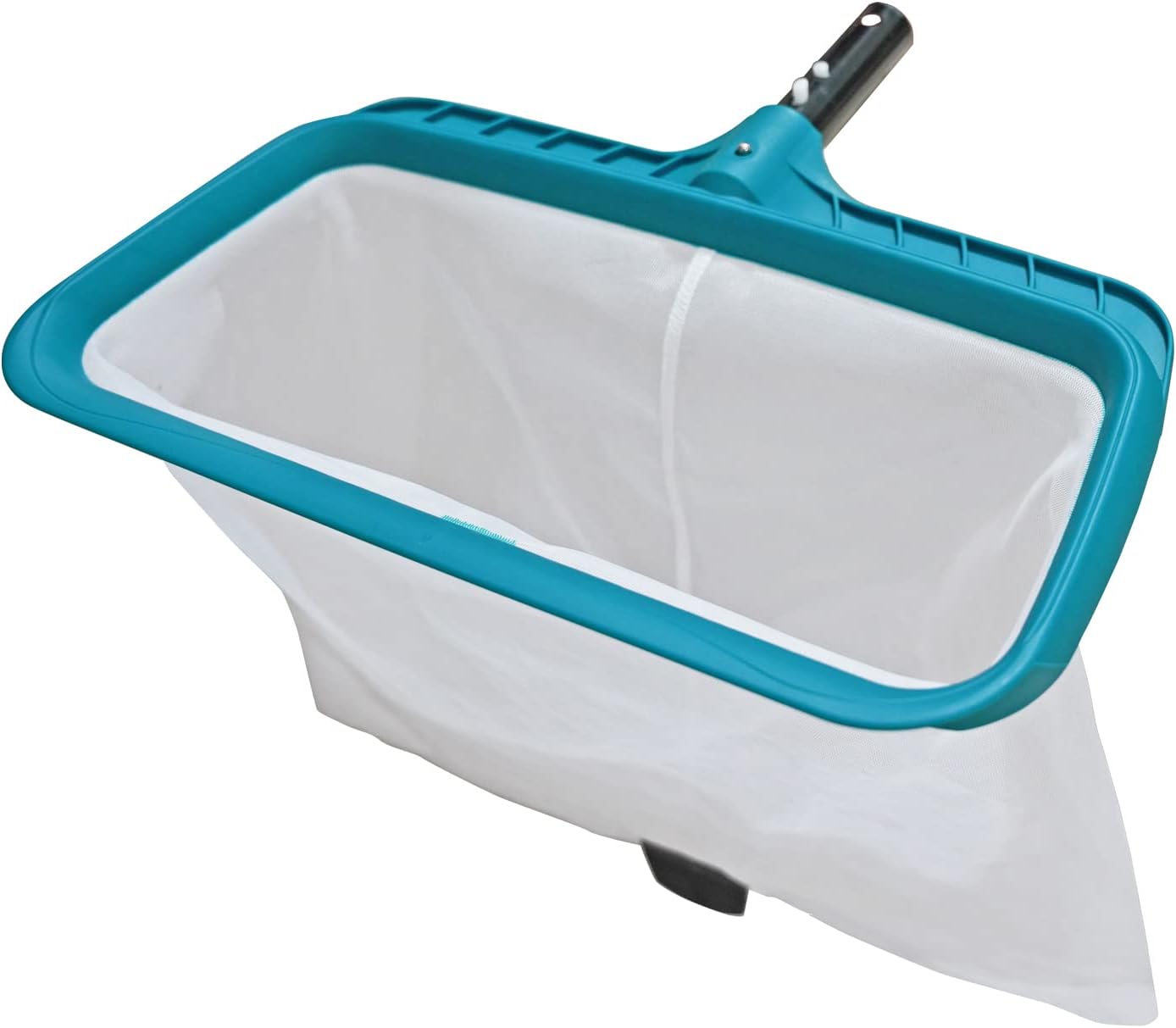 Professional Pool Skimmer Net, Heavy Duty Swimming Leaf Rake Cleaning Tool with Deep Fine Nylon Mesh Net Bag - Fast