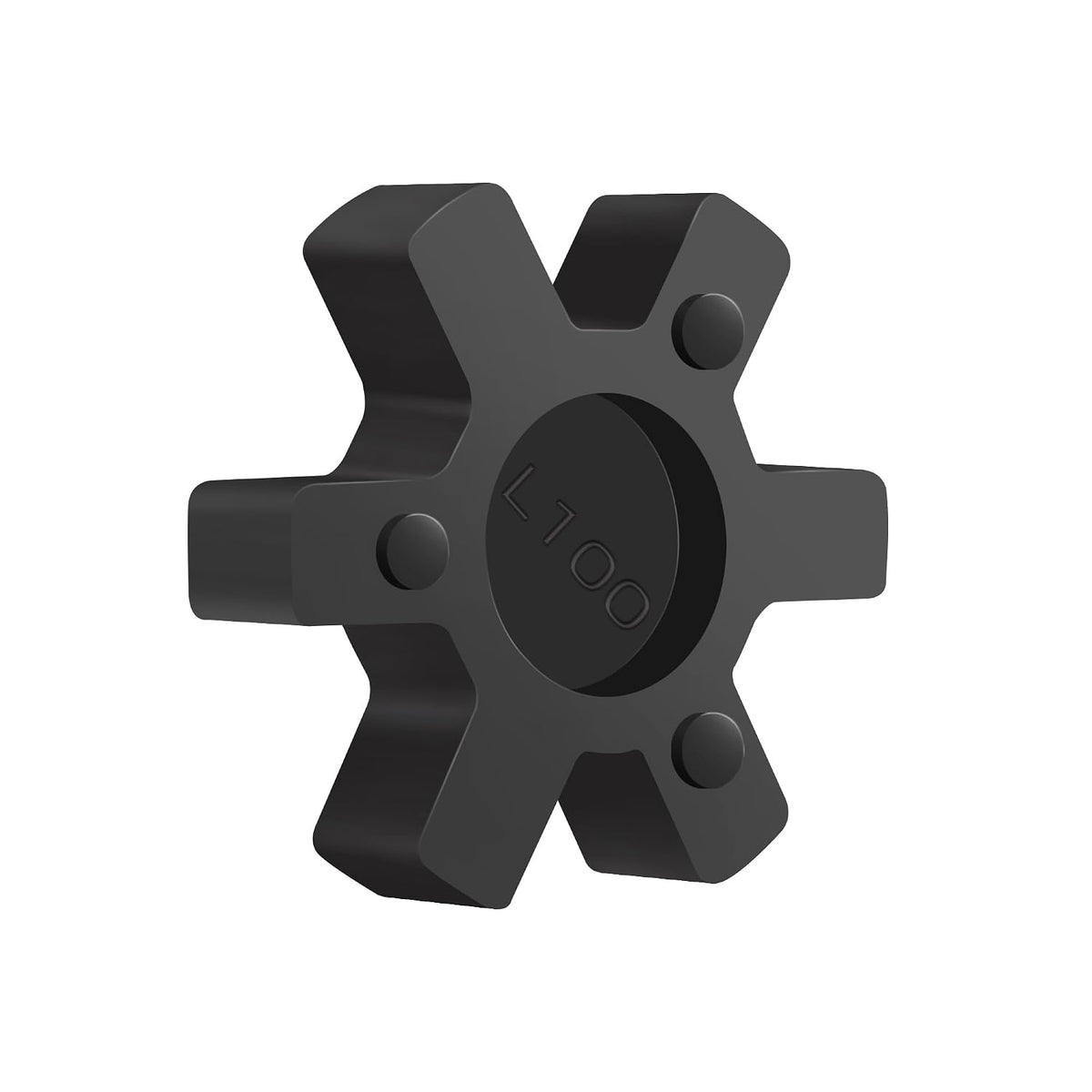 XIKE L100 NBR Rubber Spider for L-Jaw Coupling, 4-Pack