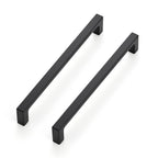 Matte Black Kitchen Cabinet Handles 6-1/4 Inch Pulls 30 Pack