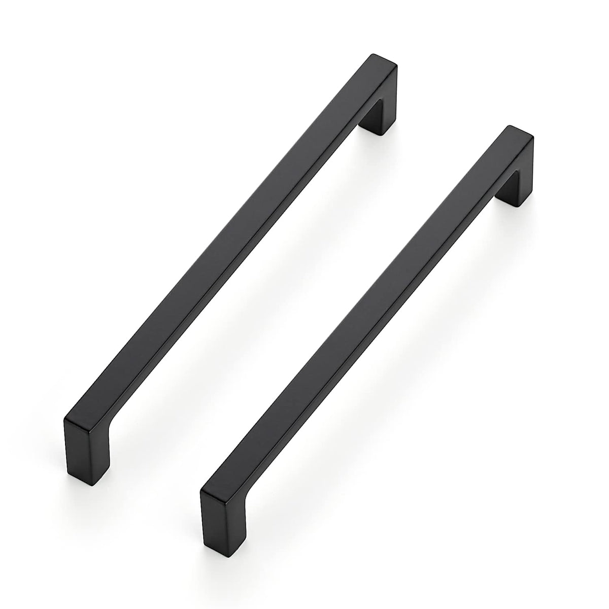 Matte Black Kitchen Cabinet Handles 6-1/4 Inch Pulls 30 Pack