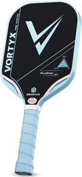 Vortyx Pickleball Paddle, Next-Gen Thermoformed Unibody, Raw Toray T700 Carbon Fiber Friction Surface, 16mm FluxCore