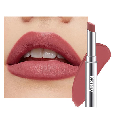 Terracotta Rose Nude Matte Lipstick Long Lasting Vegan Creamy
