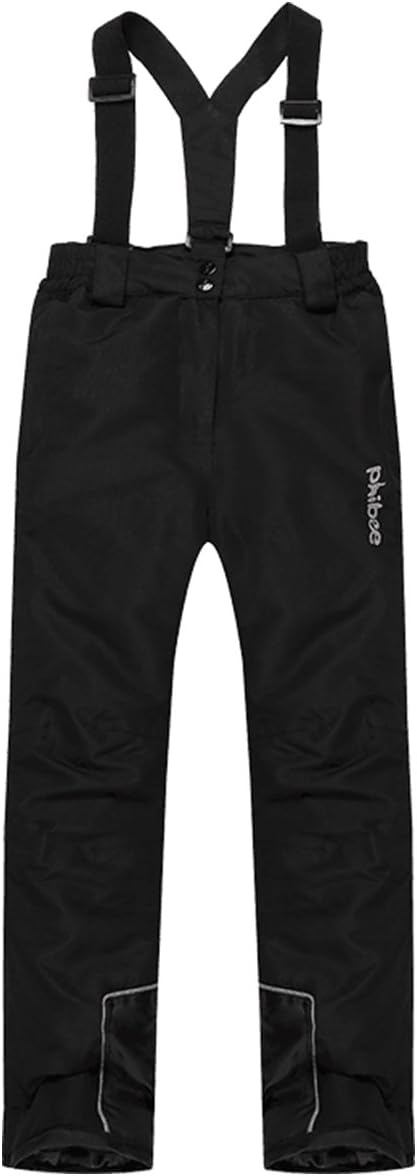 Boys' Waterproof Breathable Polyester Snowboard Ski Pants