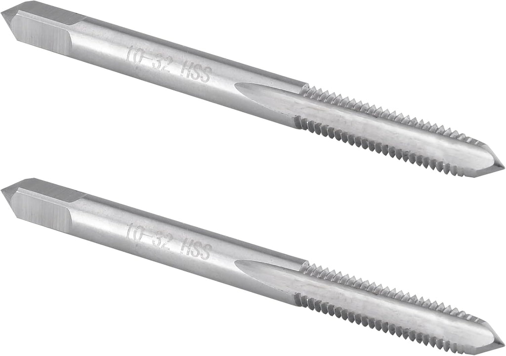 Burkit 2pcs No 10-32 UNF Thread Tap Right Hand