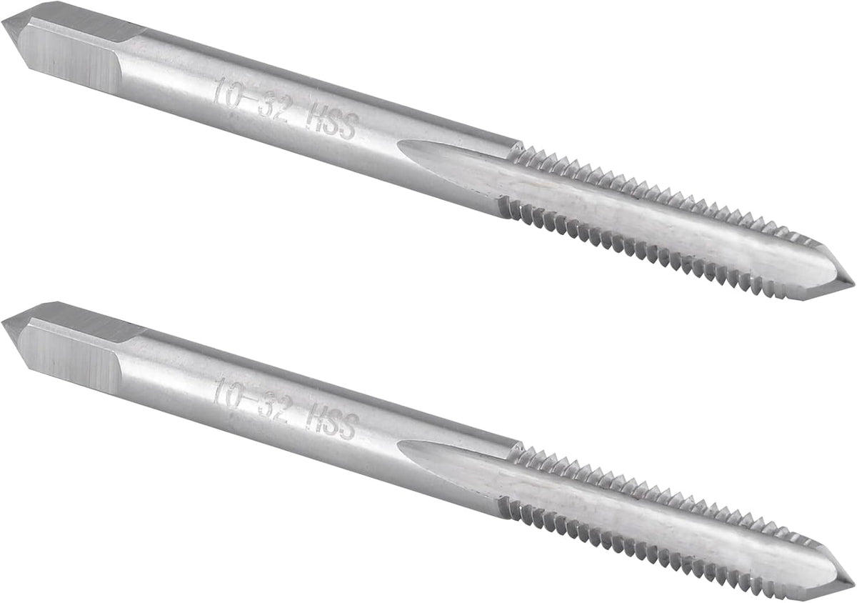 Burkit 2pcs No 10-32 UNF Thread Tap Right Hand