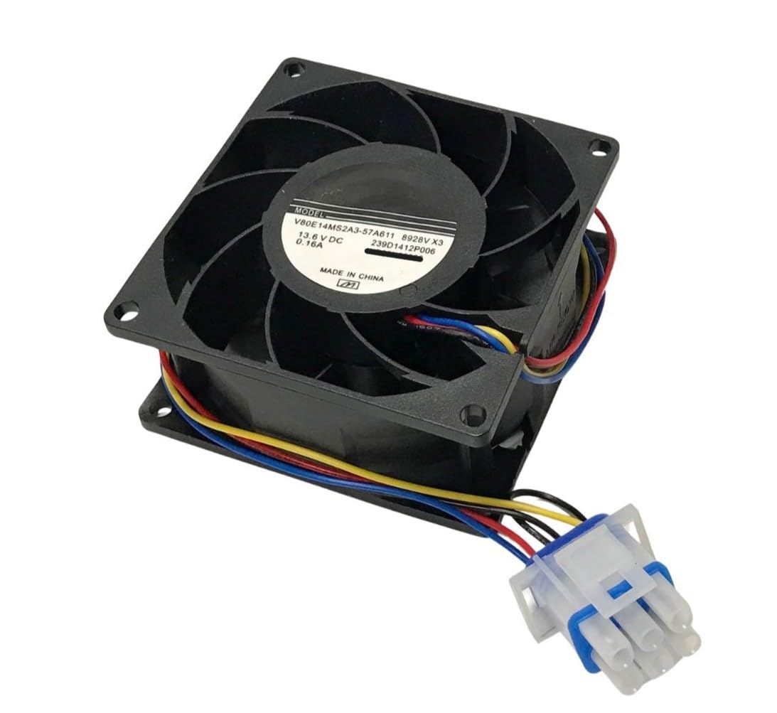 Refrigerator Section Evaporator Fan Compatible with GE Model Numbers CYE22UP3MBD1, CYE22UP3MCD1, CYE22USHBSS, CYE22USHCSS