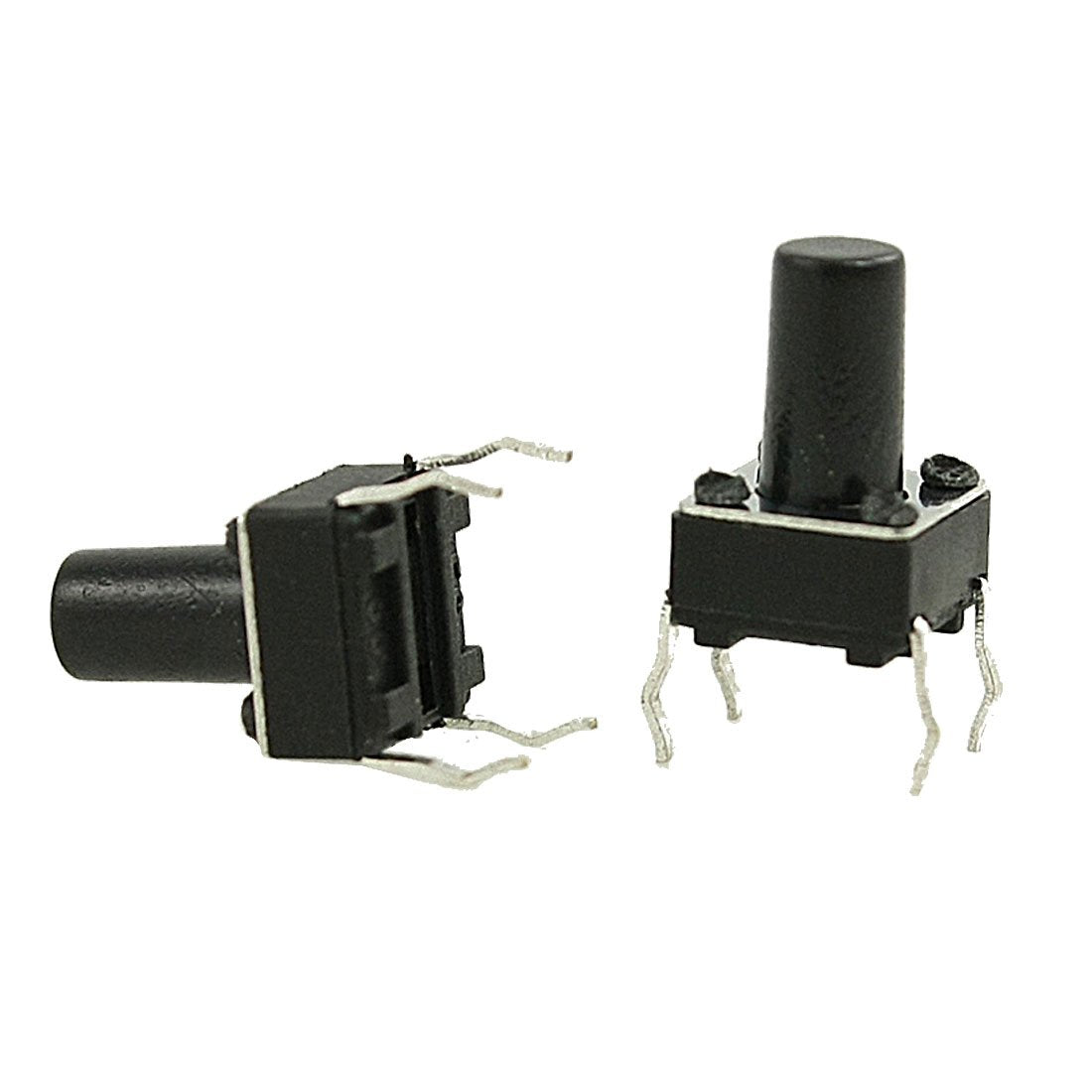 uxcell 100 Pcs 6 x 6 x 9mm Tactile Tact Push Button Switch 4 Pin DIP