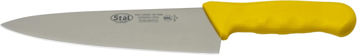 8" Yellow Chef's Commercial-Grade Knife