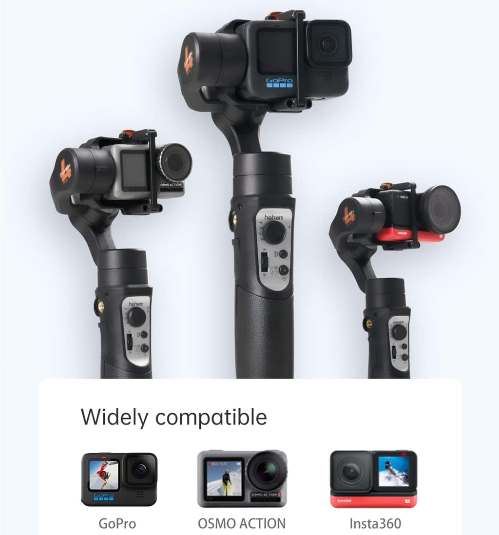 iSteady Pro 4 Action Camera Gimbal 3-Axis Splashproof Stabilizer for GoPro Hero 13/12/11/10/9/8/7/6/5/4/3,DJI OSMO