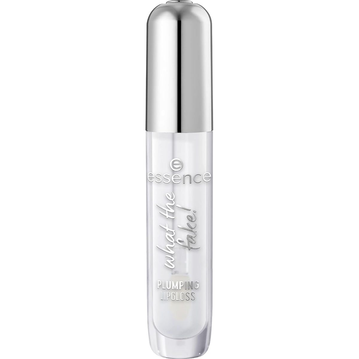 essence What The Fake! Plumping Lip Gloss, Transparent (100 | Sheer Genius)