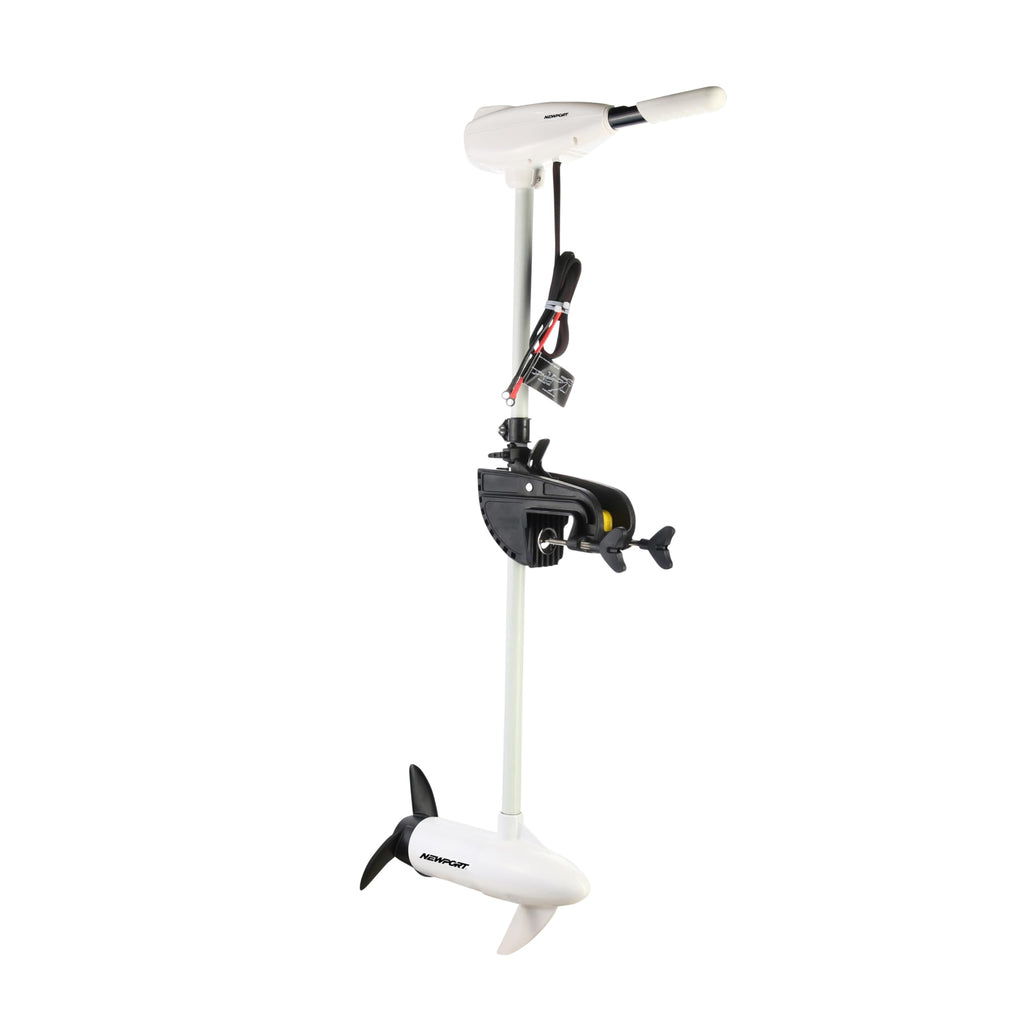 Newport L-Series 86lb Thrust Transom Mounted Saltwater Electric Trolling Motor w/LED Battery Indicator (40" Shaft)