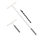 2-in-1 Shower Squeegee for Glass Doors with Telescopic Handle
