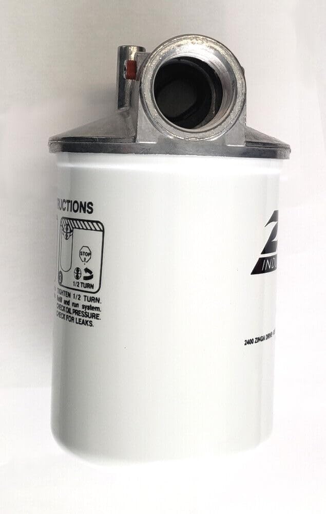 Zinga Filter Assembly - 1-1/4 NPT Housing with 25 Micron Short Filter