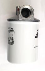 Zinga Filter Assembly - 1-1/4 NPT Housing with 25 Micron Short Filter
