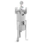 Stainless Steel Bag Filter Housing Solid-Liquid Separation Tool (1" NPT)