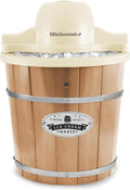 EIM-924L 4Qt Old Fashioned Wood Bucket Ice Cream Maker, Pine