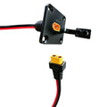2FT XT60 Male to Female Waterproof Panel Cable, 12AWG