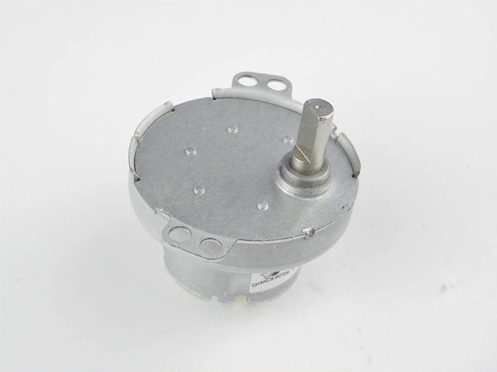 CHANCS Metal Outer Reduction Gear Box DC 12V JS-50 3RPM D-Shaft CW/CCW Mini DC Gear Motor Torque 8Kg.cm