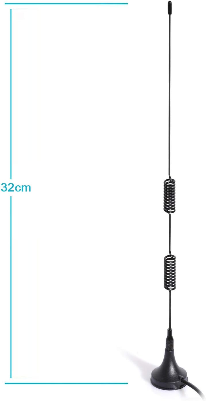 VHF UHF Ham Amateur Radio Police Scanner Antenna Magnetic Base BNC Male Antenna Compatible with Uniden Bearcat