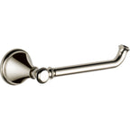 Single Post Toilet Paper Holder | Polished Nickel | Wall Mount | Cassidy Bathroom Accessories