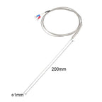 uxcell K Type Thermocouple Temperature Sensor Probe 1x200mm (0 to 800C) 5ft Temperature Controller