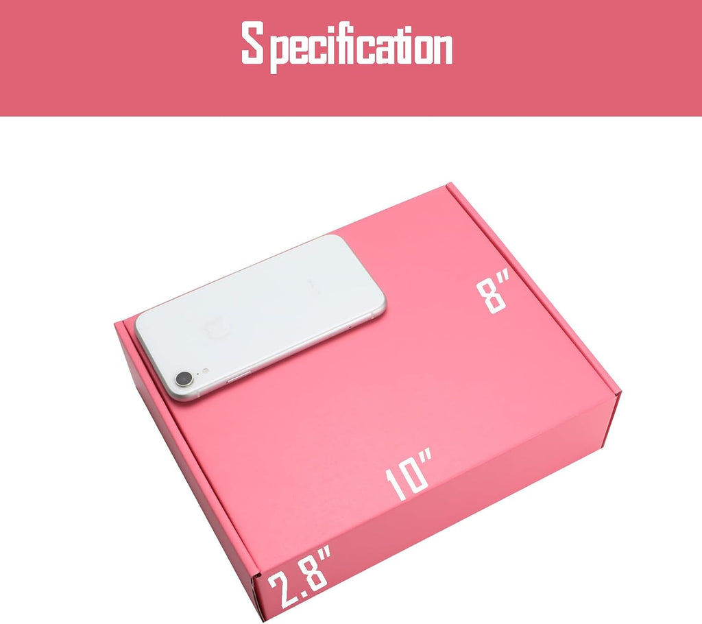 Pink Shipping Packaging MEIANJU Hard Cardboard Shipping Box Gift Wrap Boxes
