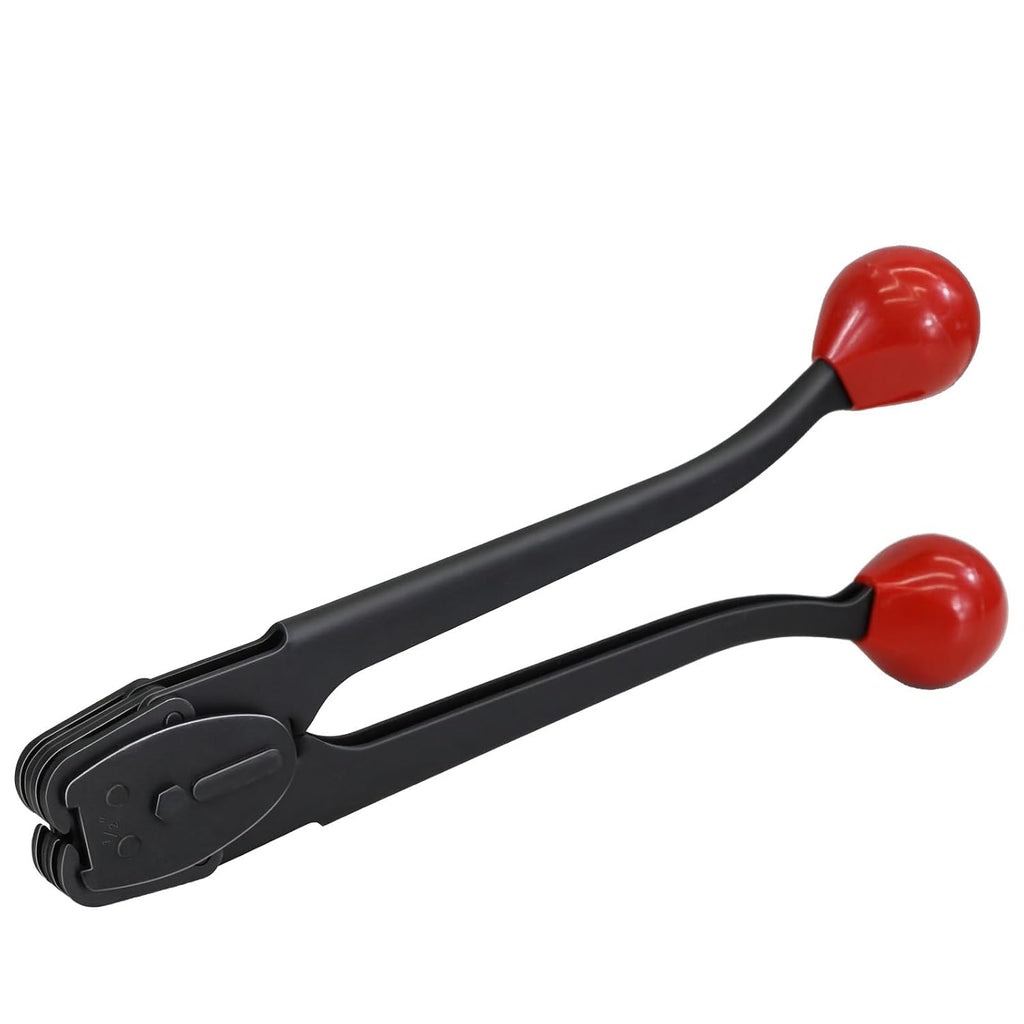 Steel Strapping Tool for 1/2" to 3/4" Width, Banding Tool for 0.3-0.8mm Thickness, Heavy-Duty Manual Banding Kit