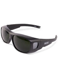 IR 5.0 Welding Glasses, Wrap Around Welding Goggles, Black