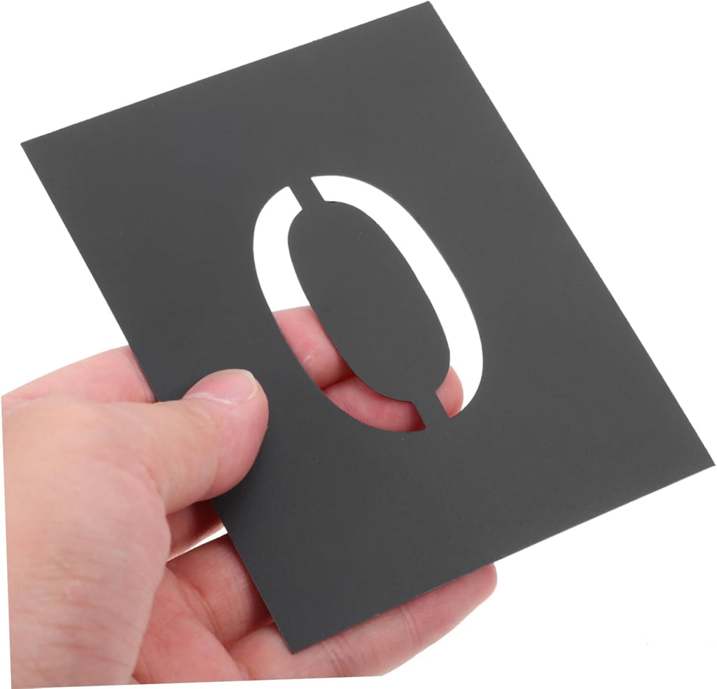 0-9 Number Stencils Set for Painting Reusable Door and Mailbox Number Templates for Address and Curb Painting
