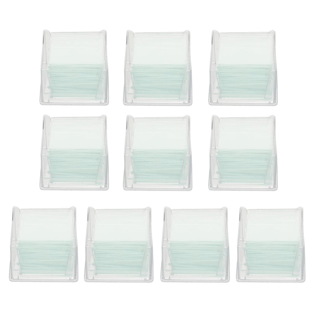 Microscope Cover Slips 1000 Pcs/10 Boxes Blank Optical Cover Glass for Specimen Flattening Lens Protection Lab Use