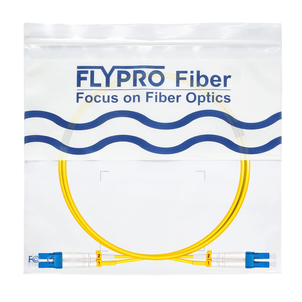 LC to LC Single Mode Fiber Patch Cable OS2 2M/7ft