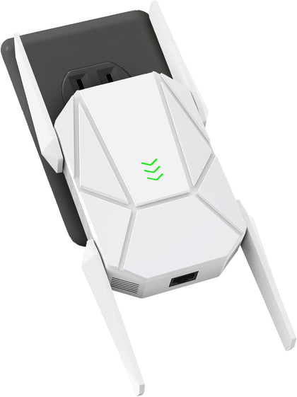 WiFi Extender, 2026 20X WiFi 6 Booster AX1800 | (5.8/2.4GHz) 19,999 sq.ft Long Range and 135+ Devices, WiFi Extender