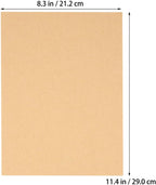 Vintage Kraft Paper Letter Sheets, 100 Sheets A4 Blank Writing