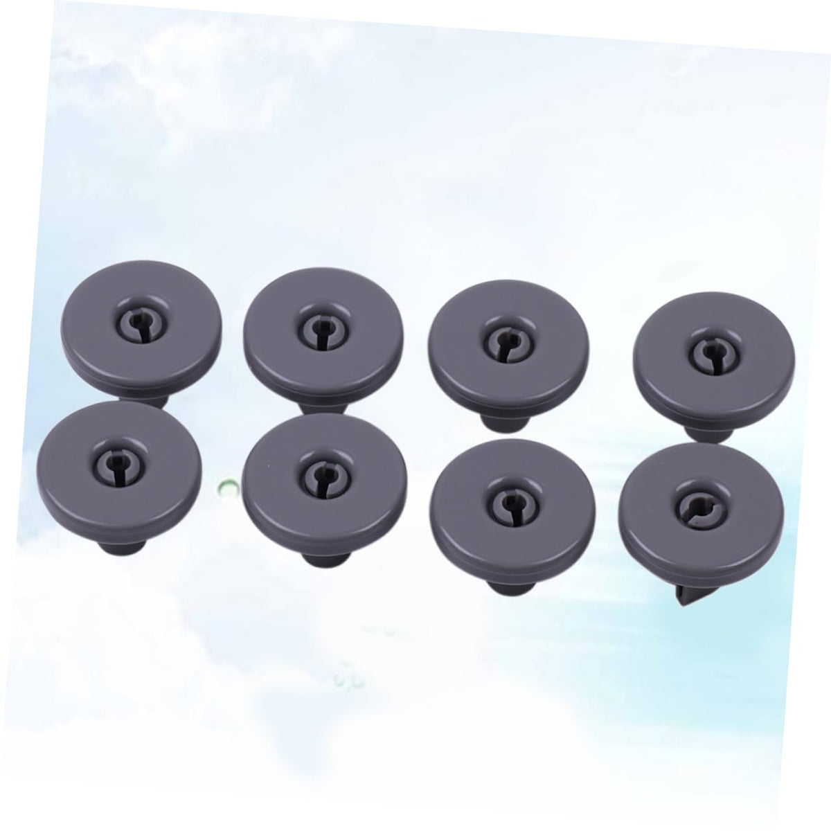 Plastic Dishwasher Lower Basket Roller Repair Kit 8pcs Wheel
