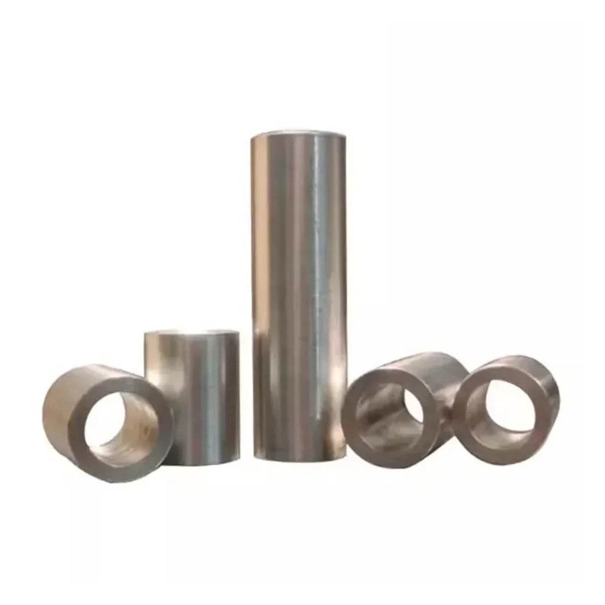 Linear Guide Rail 5-10Pcs ID 4mm OD5mm 5.5mm Steel Sleeve Shaft Bushing Spacer Bush No Thread Stainless Inner Guide(4x5x2.5mm-10pcs)