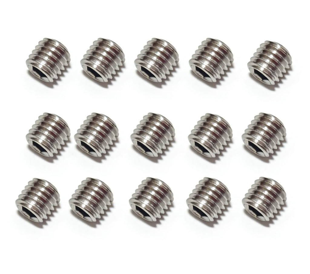 5/16-18 * 1-1/2 Inch Hex Socket Set Screws, 304 Stainless Steel Internal Hex Drive Cup Point Grub Screws, Furniture, Industrial Fastening (15 PCS) (5/16-18 * 1-1/2, Inches)