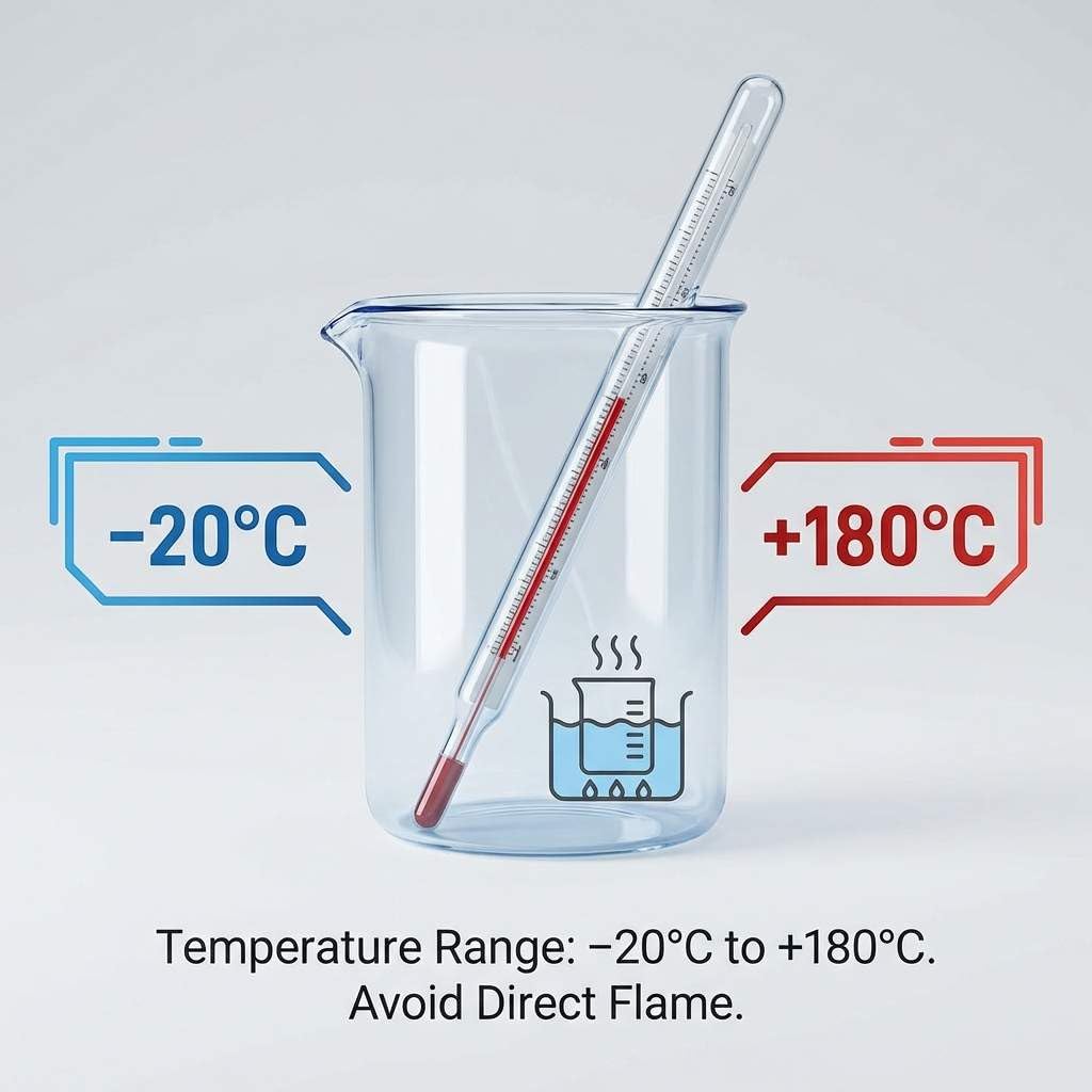 Borosilicate Glass Labware Set – 18 Pcs Heat Resistant Beakers, Flasks & Cylinders for Experiments, Study & Research