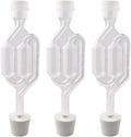 Airlocks for Fermenting (Set of 3) | Bubble Airlock for Wine Making and Beer Making | BPA-Free S-Shaped | Used for