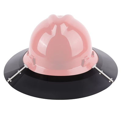 Premium Hard Hat Visor Compatible with MSA V-Gard Full Brim Hard Hat Sun Shade, Hardhat Attachment for Men or Women